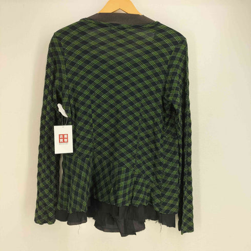 トリココムデギャルソン tricot COMME des GARCONS 06ss ダイヤチェック カットオフ リボンカットソー レディース