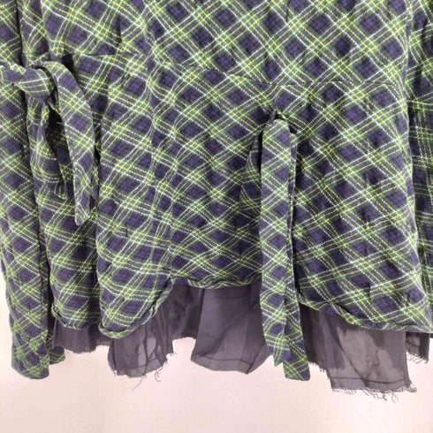 トリココムデギャルソン tricot COMME des GARCONS 06ss ダイヤチェック カットオフ リボンカットソー レディース