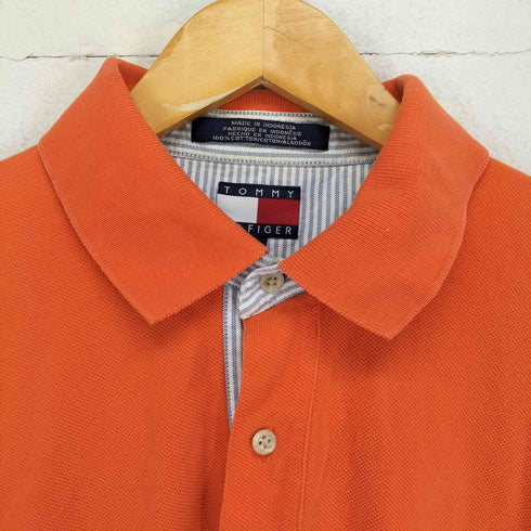 トミーヒルフィガー TOMMY HILFIGER ワンポイント刺繍 半袖ポロシャツ メンズ JPN:L
