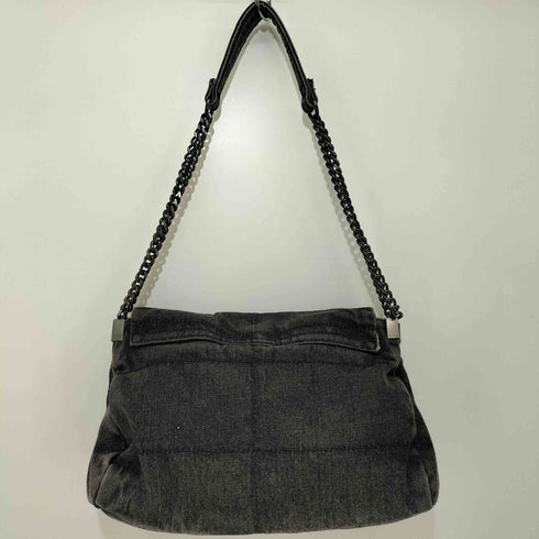 ザラ ZARA チェーンショルダー デニム バッグ レディース