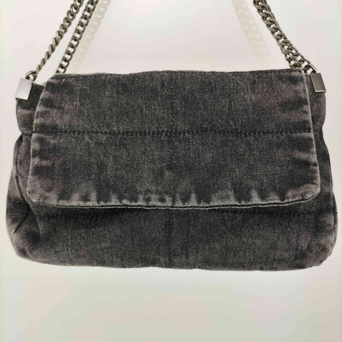 ザラ ZARA チェーンショルダー デニム バッグ レディース