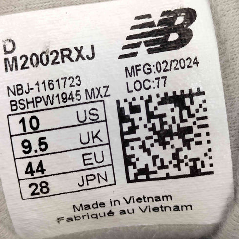 ニューバランス NEW BALANCE M2002RXJ GORE-TEX ゴアテックス メンズ JPN:28