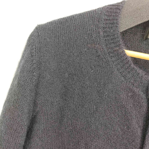 コムデギャルソンオムプリュス COMME des GARCONS HOMME PLUS 13aw the Tree of Youth ツリーオブユース期 モヘア混 貝ボタン アシンメトリー 刺繍カーディガン メンズ S
