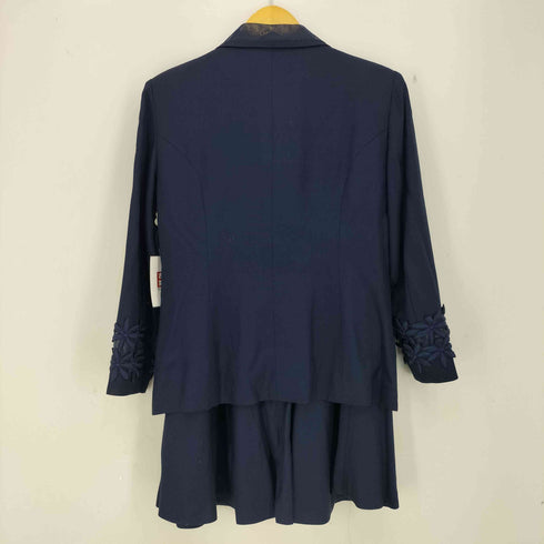 ハナエモリ HANAE MORI オーガンジー切替 ジャケット & スカート レディース 9A3