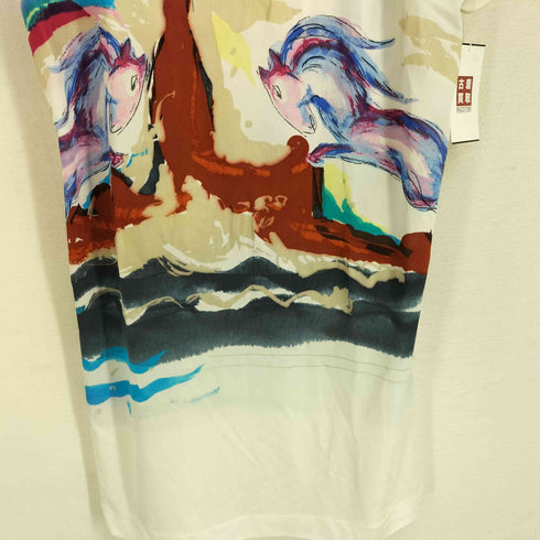 ツモリチサト TSUMORI CHISATO 13ss ホース総柄 ノースリーブチュニック レディース 2