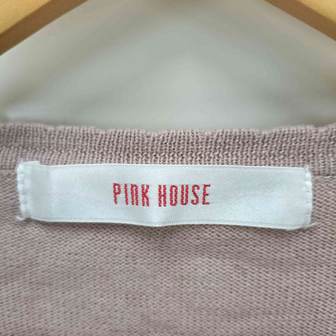 ピンクハウス PINK HOUSE 17SS ピンク小花刺繍カーディガン レディース FREE