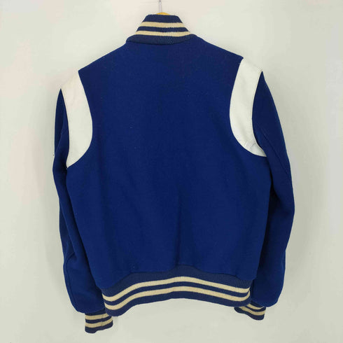 ディロング Delong 70S~80S レザー切替 ウールスタジャン メンズ US:34