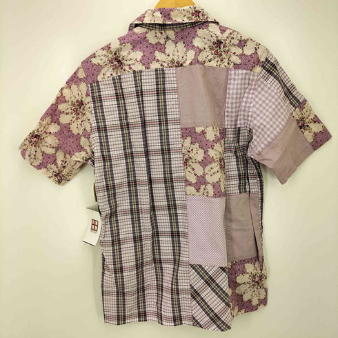 カールヘルム Karl Helmut 24SS マーブルローズプリント パッチワーク シャツブラウス メンズ JPN:3