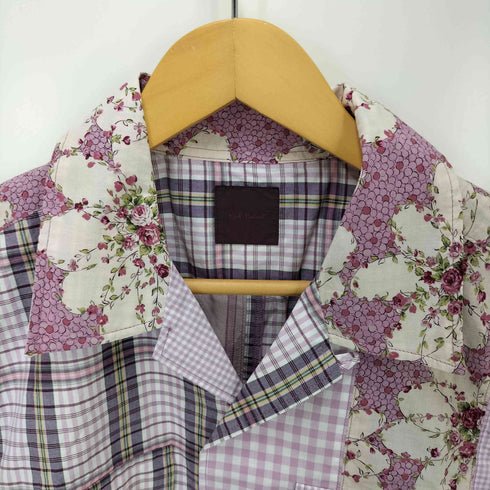 カールヘルム Karl Helmut 24SS マーブルローズプリント パッチワーク シャツブラウス メンズ JPN:3