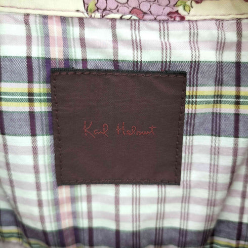 カールヘルム Karl Helmut 24SS マーブルローズプリント パッチワーク シャツブラウス メンズ JPN:3