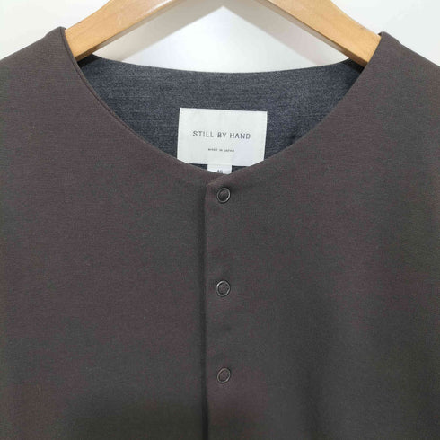 スティルバイハンド STILL BY HAND 18AW ポンチスナップカーディガン メンズ 46