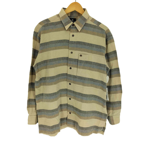 アイムイッセイミヤケ im ISSEY MIYAKE 90S HAMILTON ハミルトン期 ボーダー リネン混 L/S シャツ メンズ import:S