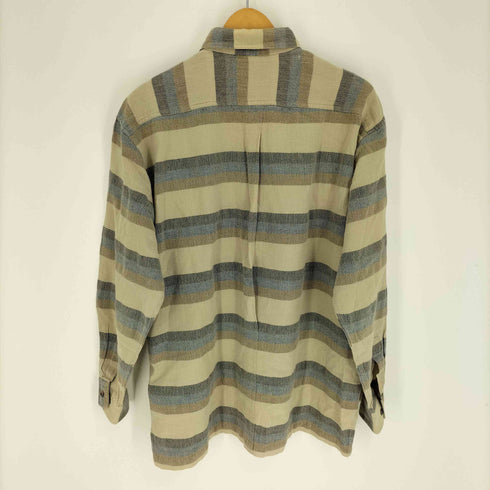 アイムイッセイミヤケ im ISSEY MIYAKE 90S HAMILTON ハミルトン期 ボーダー リネン混 L/S シャツ メンズ import:S