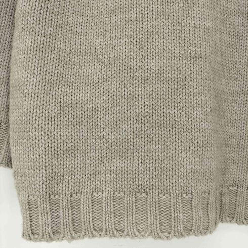 オムネス OMNES アルパカ混 ローゲージ衿くるくるプルオーバーニット レディース FREE