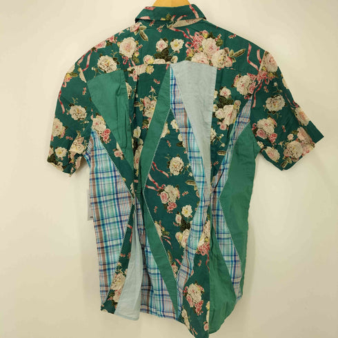 カールヘルム Karl Helmut 19SS フラワーデザイン パッチワーク S/S シャツ メンズ JPN:4