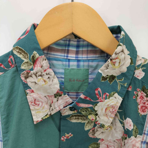 カールヘルム Karl Helmut 19SS フラワーデザイン パッチワーク S/S シャツ メンズ JPN:4
