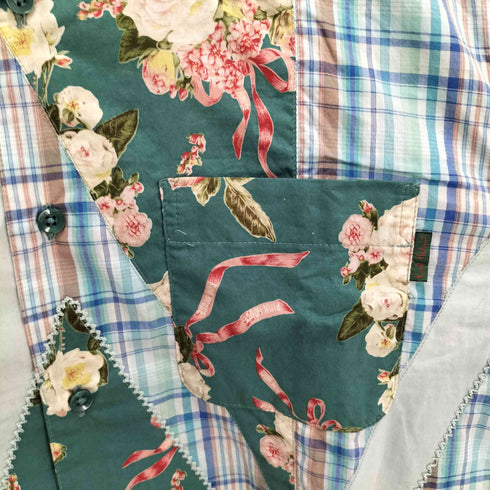 カールヘルム Karl Helmut 19SS フラワーデザイン パッチワーク S/S シャツ メンズ JPN:4
