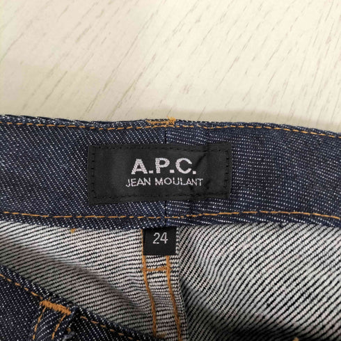 アーペーセー A.P.C. JEAN MOULANT ジップフライ デニムパンツ レディース 24