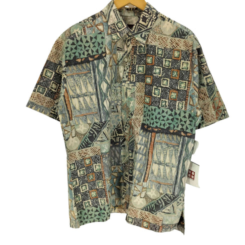 トリリチャード TORI RICHARD USA製 総柄 コットン S/S アロハ シャツ メンズ import:S