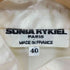 ソニアリキエル SONIA RYKIEL フランス製 バンドカラー サテン ポリ シャツ ブラウス レディース FR:40