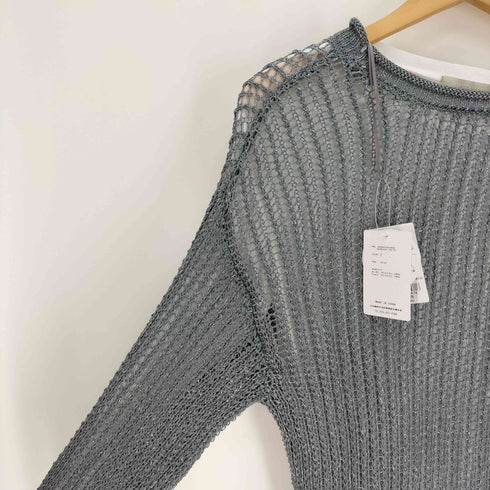 25SS JUST COLLECTION SET2点 2wa yシャーリングニット+インナー アンサンブル レディース FREE