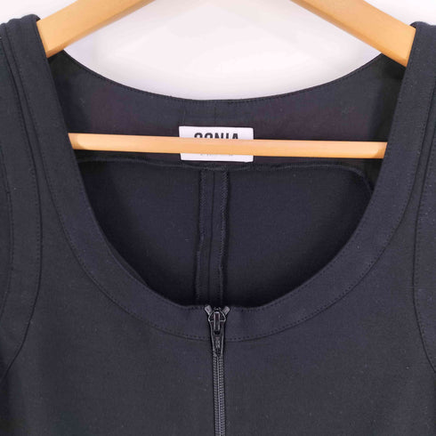 ソニアバイソニアリキエル SONIA by SONIA RYKIEL フロントジップ ワンピース ジャージ ドレス レディース 34