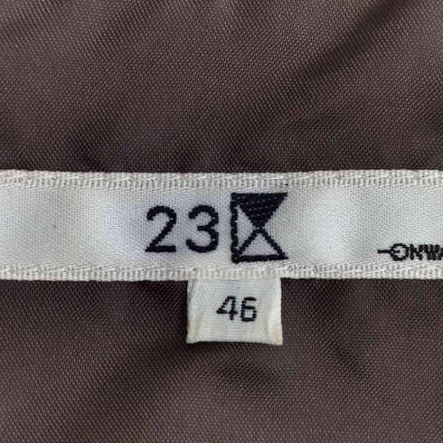 ニジュウサンク 23区 シルク混 花柄 ワンピース レディース 46