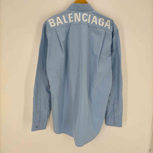 バレンシアガ BALENCIAGA バックロゴプリント L/Sシャツ メンズ 38