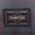 ポーター PORTER B印 YOSHIDA 別注 JFK ボストンブリーフバッグ チェック横型 メンズ