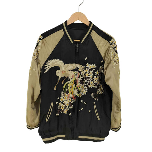 ザラ ZARA リバーシブル スカジャン レディース import:M