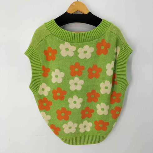 ザラ ZARA 花柄ベスト レディース import:M