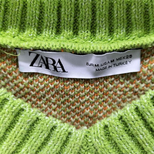 ザラ ZARA 花柄ベスト レディース import:M