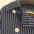 ローレンラルフローレン LAUREN RALPH LAUREN ベルテッド ストライプトレンチハーフコート レディース L