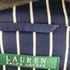 ローレンラルフローレン LAUREN RALPH LAUREN ベルテッド ストライプトレンチハーフコート レディース L