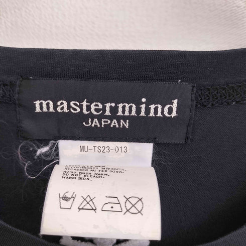 マスターマインド mastermind JAPAN 背面ドクロ アシンメトリー インサイドアウトボーダー半袖カットソー メンズ
