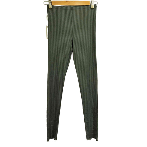 プリーツプリーズイッセイミヤケ PLEATS PLEASE ISSEY MIYAKE A-POC INSIDE エーポックインサイド 13ss 裾フリンジ ストライプイージーパンツ レディース 3
