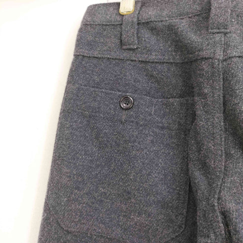 トリココムデギャルソン tricot COMME des GARCONS 08aw フロントポケット ウールコットンスラックス レディース M