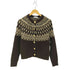 ザラ ZARA JACQUARD KNIT CARDIGAN レディース import:M