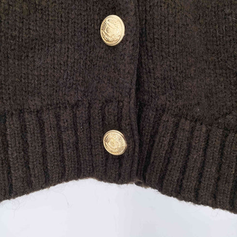 ザラ ZARA JACQUARD KNIT CARDIGAN レディース import:M