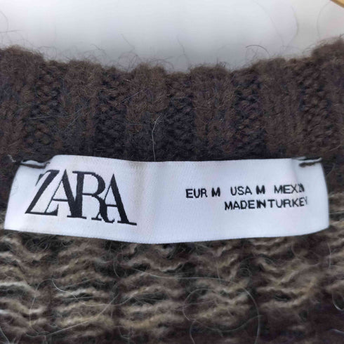 ザラ ZARA JACQUARD KNIT CARDIGAN レディース import:M