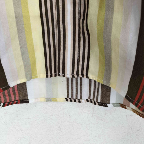 エトロ ETRO マルチストライプ レギュラーカラーシャツ メンズ JPN:XS