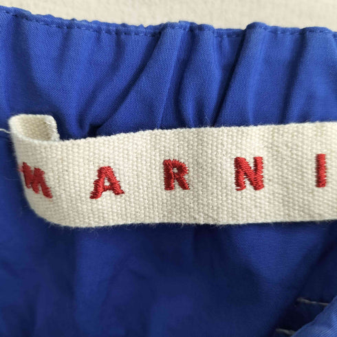 マルニ MARNI 裾ドローコード サイドジップ ステッチデザイン イージースカート レディース 40