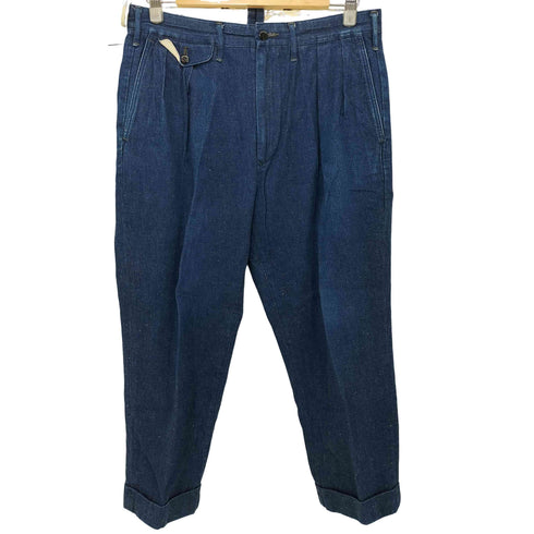 ジャーナルスタンダードホームステッド JOURNAL STANDARD J.S HOMESTEAD 2タック ワイドテーパード デニムパンツ メンズ JPN:S