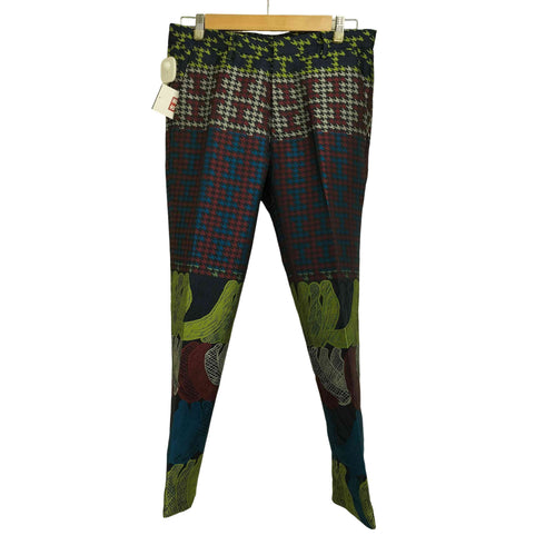 ツモリチサト TSUMORI CHISATO 総柄 センタープレススラックス レディース 3