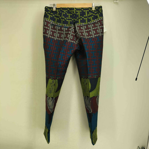 ツモリチサト TSUMORI CHISATO 総柄 センタープレススラックス レディース 3