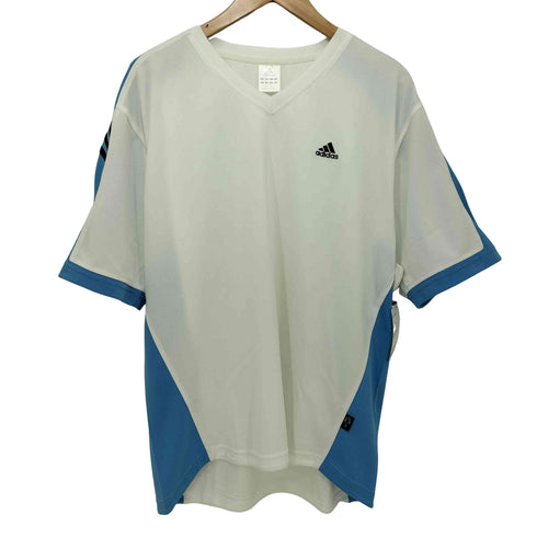 アディダス adidas 00S 切替 クルーネック S/S Tシャツ メンズ JPN:L