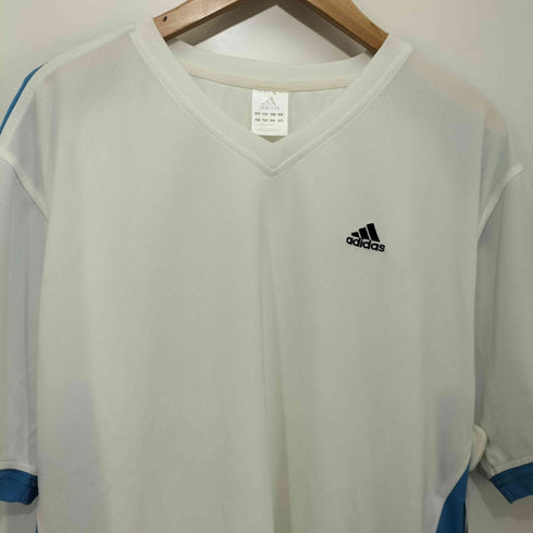 アディダス adidas 00S 切替 クルーネック S/S Tシャツ メンズ JPN:L