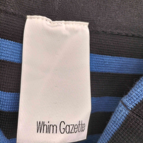 ウィムガゼット Whim Gazette ボーダーコットンニットフレアイージーパンツ レディース FREE