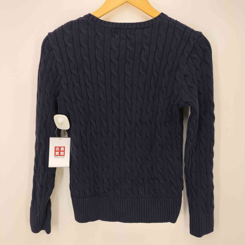 ポロラルフローレン POLO RALPH LAUREN ポニー刺繍 ケーブル編み コットンニット レディース import:XL
