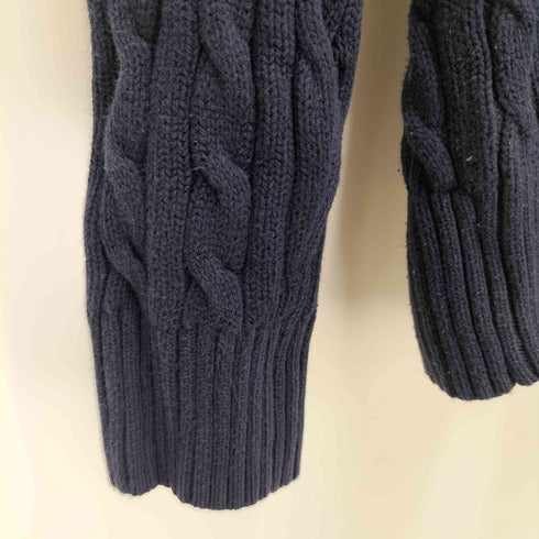 ポロラルフローレン POLO RALPH LAUREN ポニー刺繍 ケーブル編み コットンニット レディース import:XL